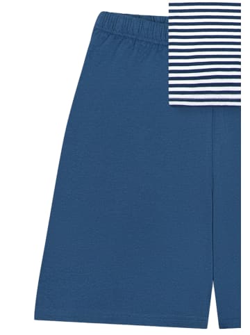 Schiesser Schlafanzug Nightwear Cotton in Atlantikblau