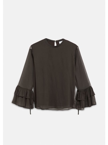 comma Bluse in 8940_dunkelbraun