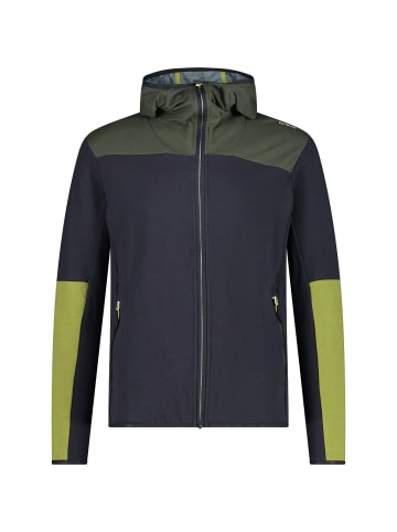 Campagnolo Jacke Man Hybrid Jacket Fix Hood in Anthrazit