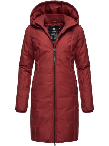 ragwear Wintermantel Amarri in Wine Red