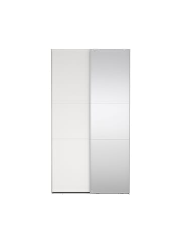 ebuy24 Schiebetürenschrank Como (2-türig) Weiß 119 x 67 cm