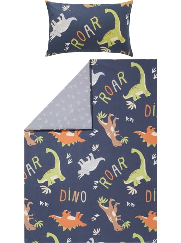 Erwin Müller Fein Biber Kinder-Wendebettwäsche in dunkelblau