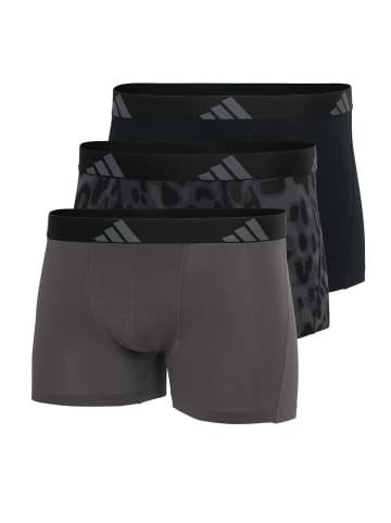 adidas Trunk Active Flex Cotton in dunkelgrau, black leo, schwarz