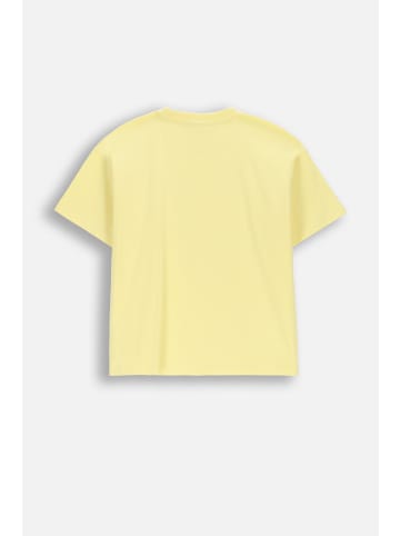 Coccodrillo Baumwoll-t-shirt mit kurzen Ärmeln in gelb