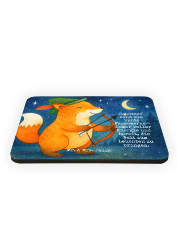 Mr. & Mrs. Panda Notizhalter Schütze Astrologie Design mit Spruch in Weiß