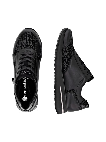 remonte Minato Sneakers mit Schnürung und Reißverschluss Schwarz