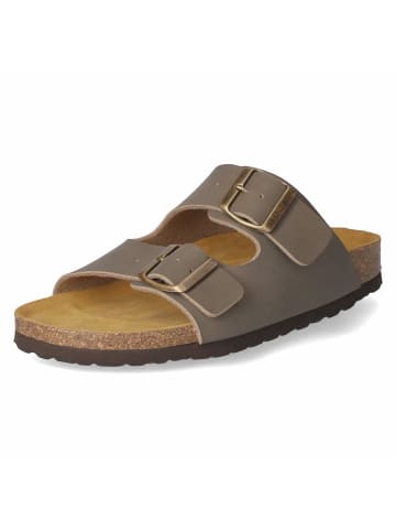 Beliana Pantoletten in taupe