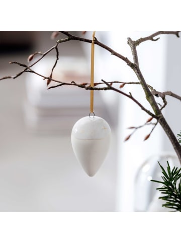 like. by Villeroy & Boch 6er Set Ornamente Tropfen Winter Glow in beige