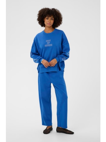 CULTURE Sweatshirt CUangela Oversize fit in Nautical Blue