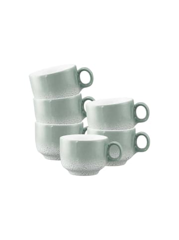 Seltmann Weiden 6er Set Espressotassen mit Henkel Sento Home 80 ml in Aura mint