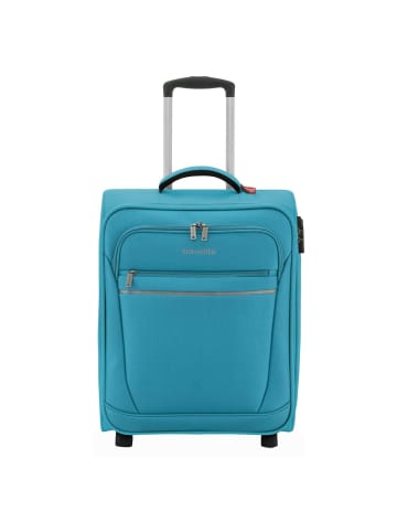 travelite Cabin - 2-Rollen-Kabinentrolley S 52 cm (navy) in turquoise