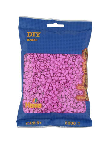 Hama Beutel mit 3000 Midi-Bügelperlen pastellpink - ab 5 Jahren