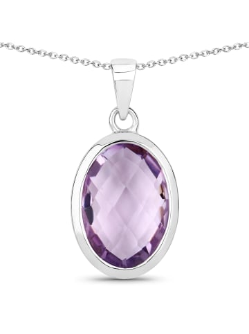 Rafaela Donata Kette mit Anhänger Sterling Silber Amethyst rosa in silber