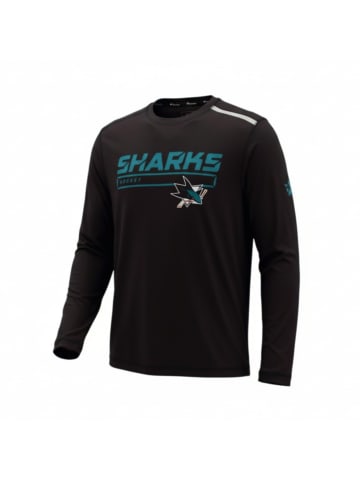 FANATICS Shirt San Jose Sharks Longsleeve in Schwarz