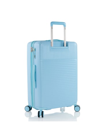 Heys Pastel 4 Rollen Trolley M 66 cm mit Dehnfalte blue