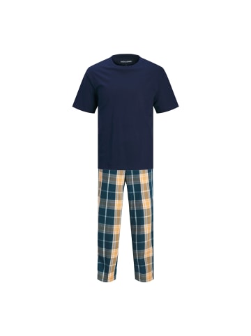 Jack and Jones Loungewear Set JACLUCA SS Tee & Woven Pants Set in Blau
