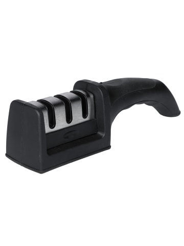 Maku Messerschärfer in Schwarz, (B) 5 x (H) 21,5 x (L) 6 cm