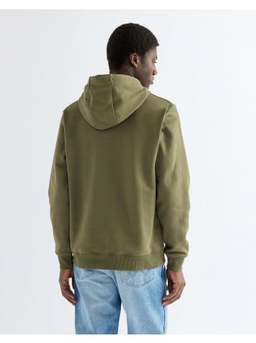 Wrangler Kapuzenpullover Americana in Olive Night