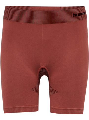 Hummel Leggings Hmlfirst Seamless Training Short Tights Women in MARSALA