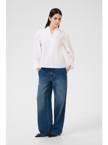 Karen By Simonsen Langarm - Hemd KBChilly Classic fit in Bright White