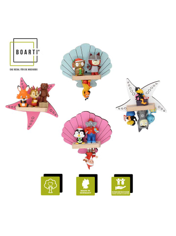 BOARTI Regal Muschel Stern Kinder Toniebox Tonies Figuren in Blau