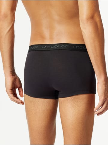 Schiesser Boxershorts Uncover in schwarz-blau