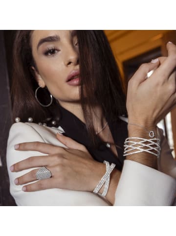 Luxenter Ring Idoi mit Rhodium-Idoi silver