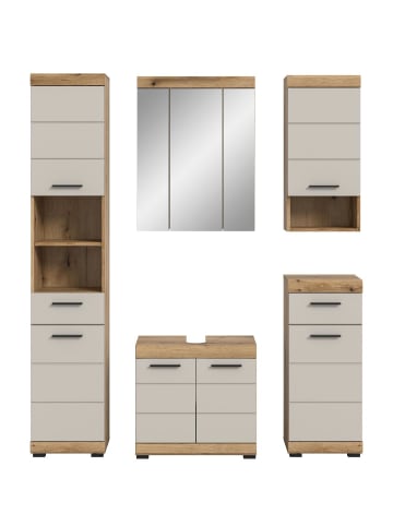 ebuy24 Badmöbelset Scout (5-teilig) Kaschmir 164 x 34 cm