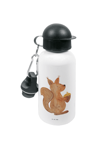 Mr. & Mrs. Panda Kindertrinkflasche Eichhörnchen Weihnachten ohn... in Weiß