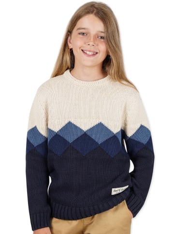 Band of Rascals Pullover " Fade " in blau