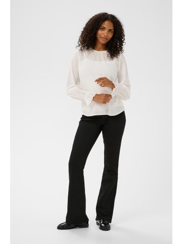 Kaffe Langarm-Bluse KAamalia Regular fit in Chalk