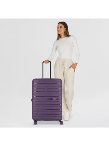 Jump Xwave 4 Rollen Trolley 76 cm mit Dehnfalte in violet