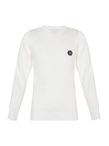 Cipo & Baxx Strickpullover in WHITE