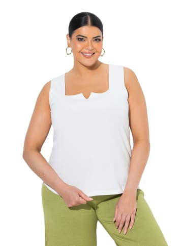 Ulla Popken Strick-Top in offwhite
