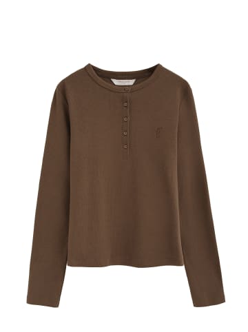 Polo Club T-Shirt WOMAN RIGBY GO ORLA LONG SLEEVE SLIM FIT in Braun