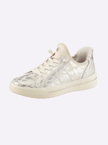 Jana Sneaker in goldfarben-gemustert