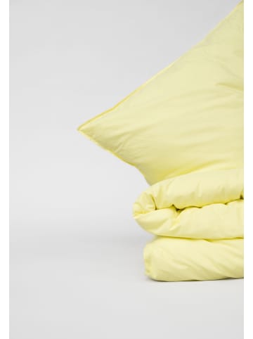 MELA Perkal Bettwäsche Set Style BHANU in soft lemon
