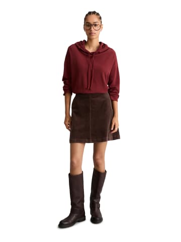Marc O'Polo DENIM Kapuzen-Longsleeve relaxed in Deep Burgundy