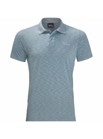 Jack Wolfskin Poloshirt Travel in Rauchblau