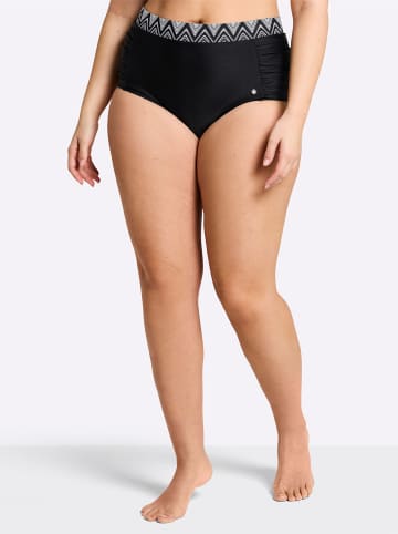 sheego Bikini-Hose in schwarz