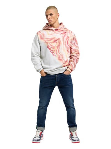 Carlo Colucci Hoodie ohne Reißverschluss Draicchio in Orange