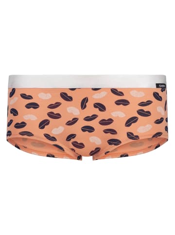 Skiny Slip 2er Pack in Schwarz/Orange