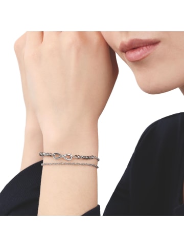 Tom Tailor Armband Edelstahl in schwarz