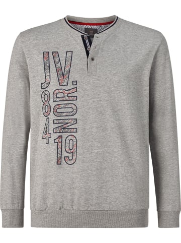 Jan Vanderstorm Sweatshirt GANDALV in grau melange