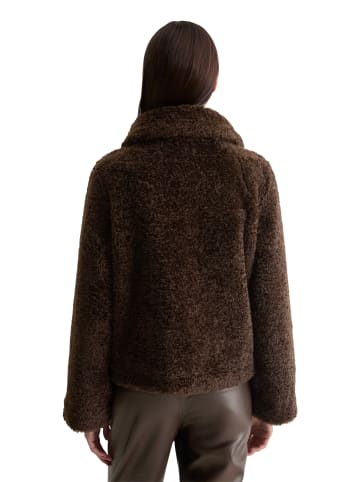 Marc O'Polo Teddyjacke relaxed in shaded brown