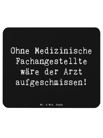 Mr. & Mrs. Panda Mauspad Spruch Medizinische Fachangestellte mit... in Schwarz