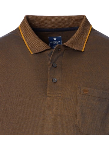 Redmond Langarmpoloshirt in Gelb