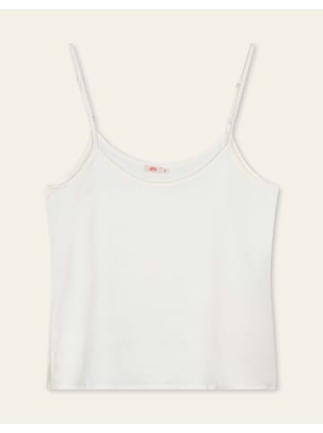 Oilily Baksha Solid Spaghetti Top in Weiss