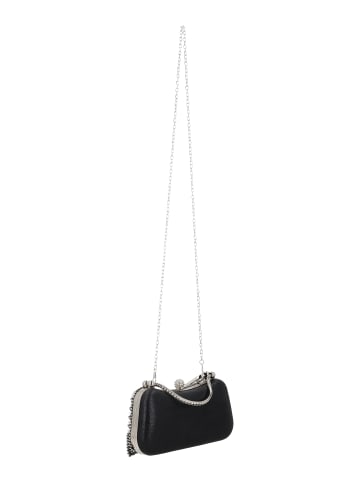 faina Women Top-Handle Bag With Rhinestones in Black