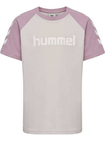 Hummel T-Shirt Hmljr Logo Jungen in SEA FOG